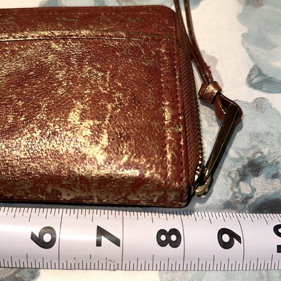 Margot Custom Colored Leather Wallet Wristlet BNNT - Picture 5 of 16